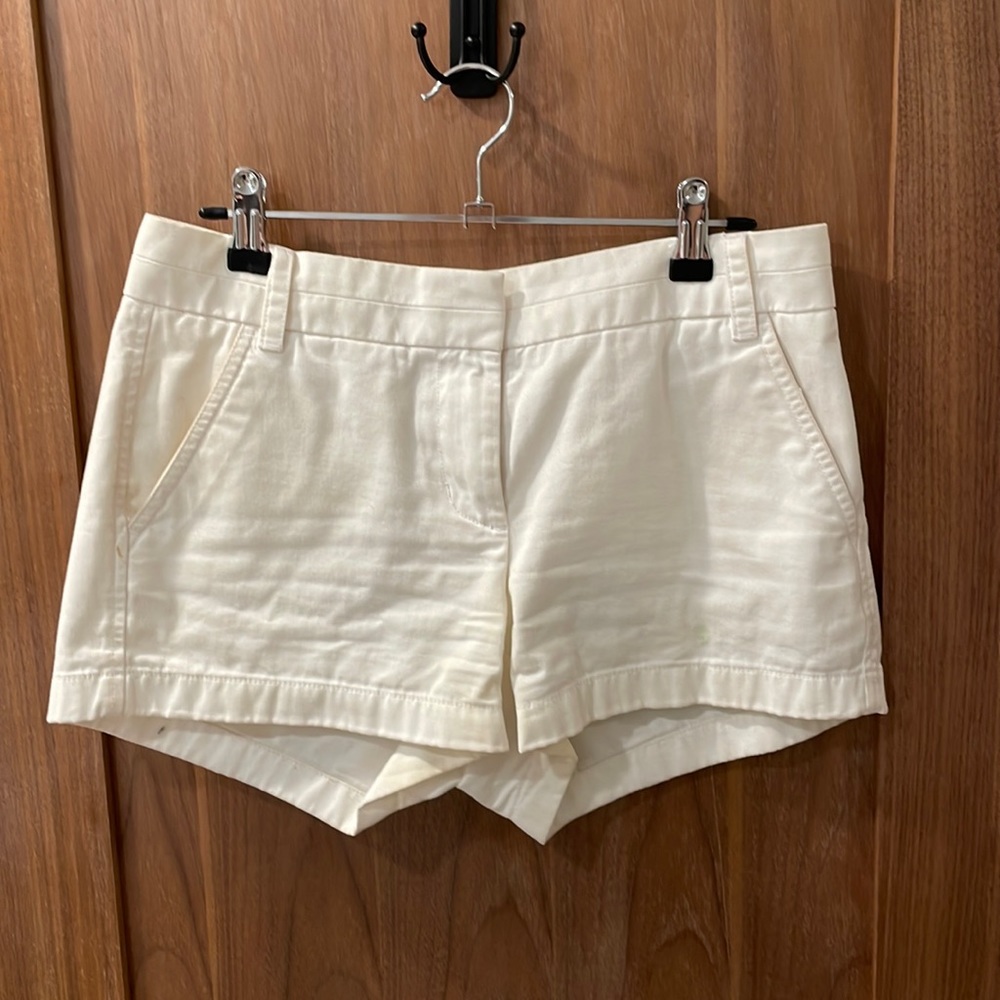 J.Crew White Chino Short